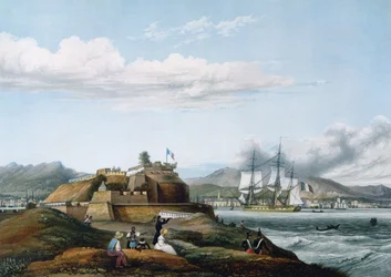 Ansicht von Fort Royal, Martinique